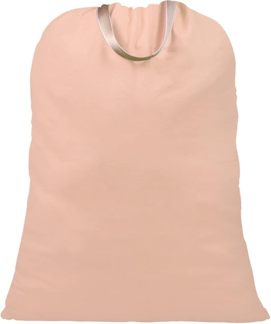 LOLOMLO Extra Large Canvas Laundry Bags with Handles & Drawstring Closure, Heavy Duty Tears Resistant Clothes Storage Travel Bags, Machine Washable Multi Use Laundry Bag liner for Laundry Hamper