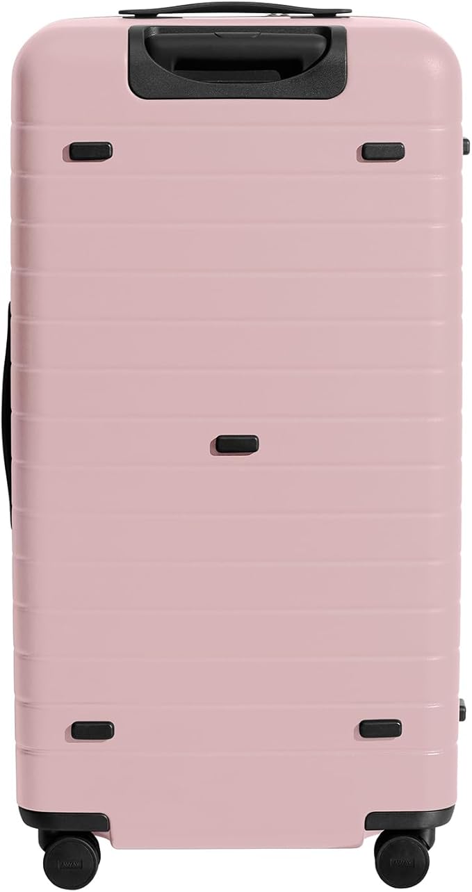 Away Large Trunk Luggage, 31 Inch Hardside Suitcase with Spinner Wheels, Lightweight & Durable, TSA Lock, Ideal for Long Trips, Blush Pink