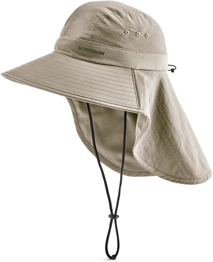 Cooling Sun Defender Sun Hat, UPF 50 UV Protection for Men Women, Wide Brim Outdoor Hat for Hiking, Fishing, Beach, Gardening