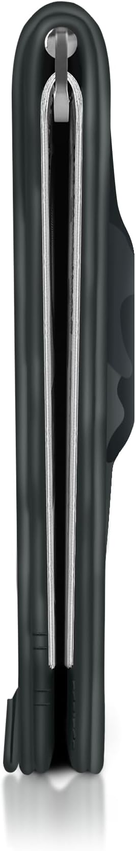 Kings Loot Trackable Airtag Wallet for Men | RFID Blocking Leather Design with Airtag Holder, Money Clip & Pull Tab | Minimalist Air Tag Wallets