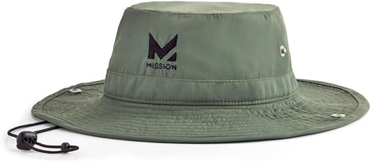 MISSION Cooling Bucket Hat - Unisex Wide-Brim Hat for Men & Women - Lightweight, Foldable & Durable - Cools Up to 2 Hours