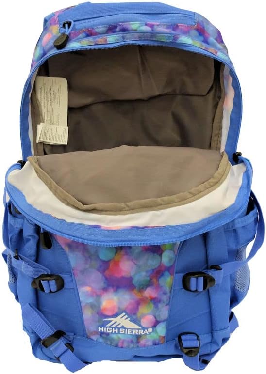 High Sierra Loop Backpack, Travel, or Work Bookbag with tablet sleeve, One Size, Shine Blue/Lapis