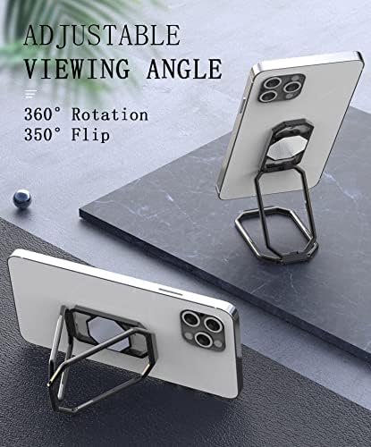 Phone Ring Holder Cellphone Holder for Hand 360° Adjustable Phone Kickstand Phone Finger Grip Stand Compatible with iPhone iPad Smartphones Tablet
