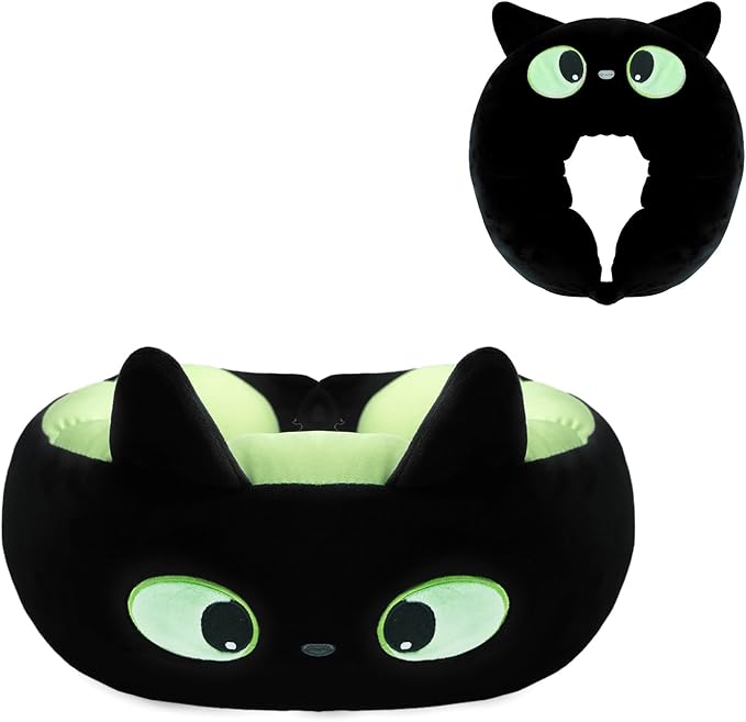 Travel Pillow for Kids & Adults Car Neck Pillow Memory Cotton U-Shaped Neck Pillow Soft Head Support Travel Accessories for Airplane Car Train Bus