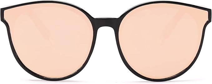 SOJOS Fashion Round Sunglasses for Women Men Oversized Vintage Shades SJ2057