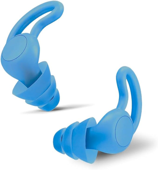 Noise Reduction Ear Plugs, NRR 40dB Ultra Comfortable Silicone Reusable Ear Plugs for Sleeping, Snoring Swimming, Studying, Concerts, Noise Cancelling and Hearing Protection
