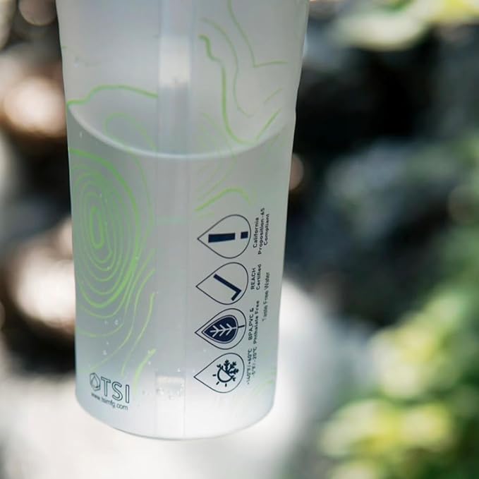 Mazama Aquabend, Collapsible Soft Water Bottle Leakproof Bite Valve Reusable BPA-Free Ultralight Travel Water Bottle Flask for Running, Gym, Camping, Hiking, Travel, Sports. (750ml)