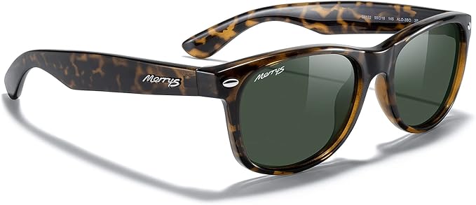 MERRY'S Polarized Unisex Shades Sunglasses for Men and Women Vintage Polarized Sun Glasses Mirror Lens