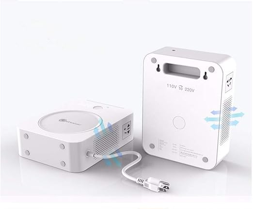 uyoyous 500W Step Up Voltage 110V to 220V Converter Heavy Duty Power Converter Transformer with Input Power Cable Step Up Transformer 110v to 220v for Using 220V Asia Euro Appliance in US