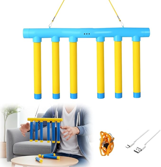 Reflective Drop Stick Challenge Game, 2026 New Hand Eye Coordination Reflex Training Toy, 3 Adjustable Speed Modes, Catching Sticks Game for All Ages (Blue)