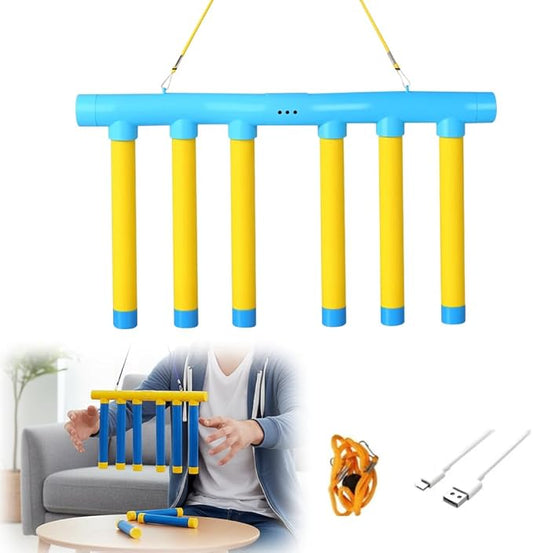 Reflective Drop Stick Challenge Game, 2026 New Hand Eye Coordination Reflex Training Toy, 3 Adjustable Speed Modes, Catching Sticks Game for All Ages (Blue)