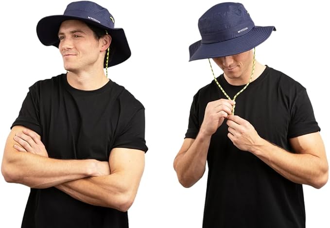 MISSION Cooling Anywhere Boonie Hat - Unisex Wide-Brim Hat for Men & Women - Cools Up to 2 Hours - UPF 50 Sun Protection