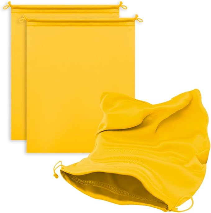 Microfiber Drawstring Bags, Multi-Size Soft Protective Pouches for Shoes, Ski Goggles, Sunglasses, Handbags & Camera Lenses