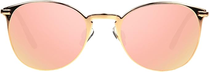 Foster Grant Womens Elsie Sunglasses, Rose Gold, 56mm US