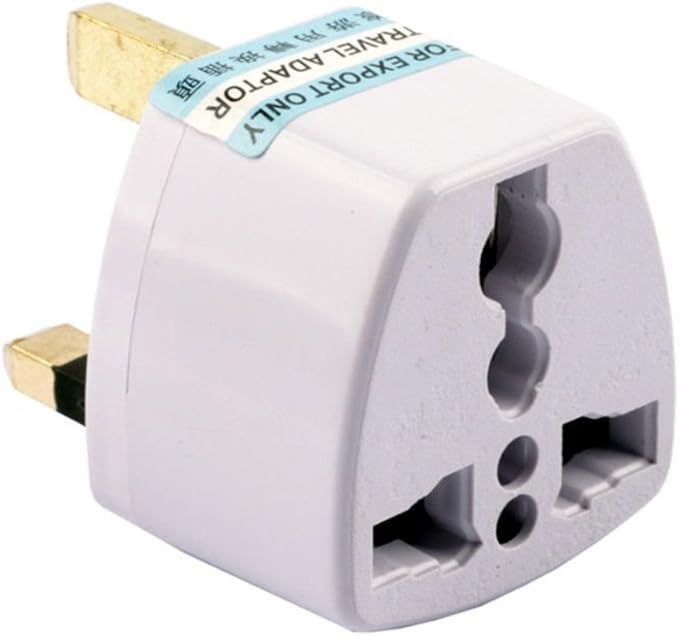 ANRANK UN6688AK 2 Packs Universal EU/USA/AU to UK GB England AC Power Plug Adapter Travel Converter