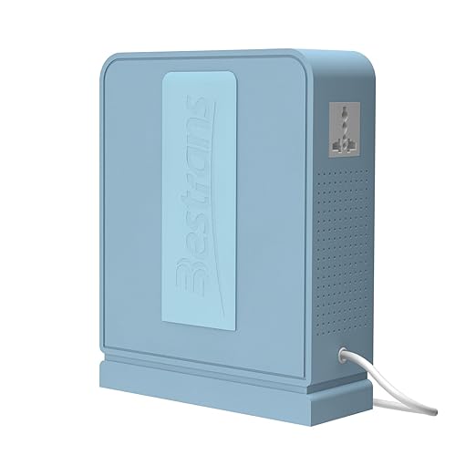 3000W Step Up Transformer 110v to 220v Converter, Heavy Duty Voltage Converter 110v to 220v with Dual Outlets, Overload Protection & Ultra-Quiet Design for Home Appliances, Light Blue