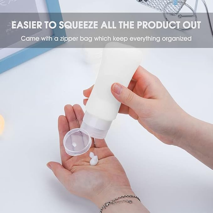 18 Pack Travel Bottles,3oz 2oz Leak Proof Travel Accessories Toiletries,Travel Shampoo And Conditioner Bottles,Perfect for Business or Personal Travel, Fun Outdoors Silicone 18Pieces