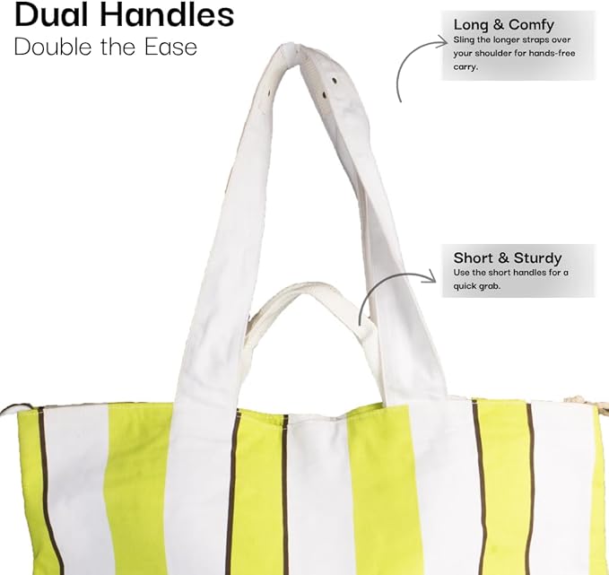 Salt Earth Large Beach Bag for Women, Extra Large Travel Tote With Pockets, Weekender Tote Bag For Women, Oversized Carry