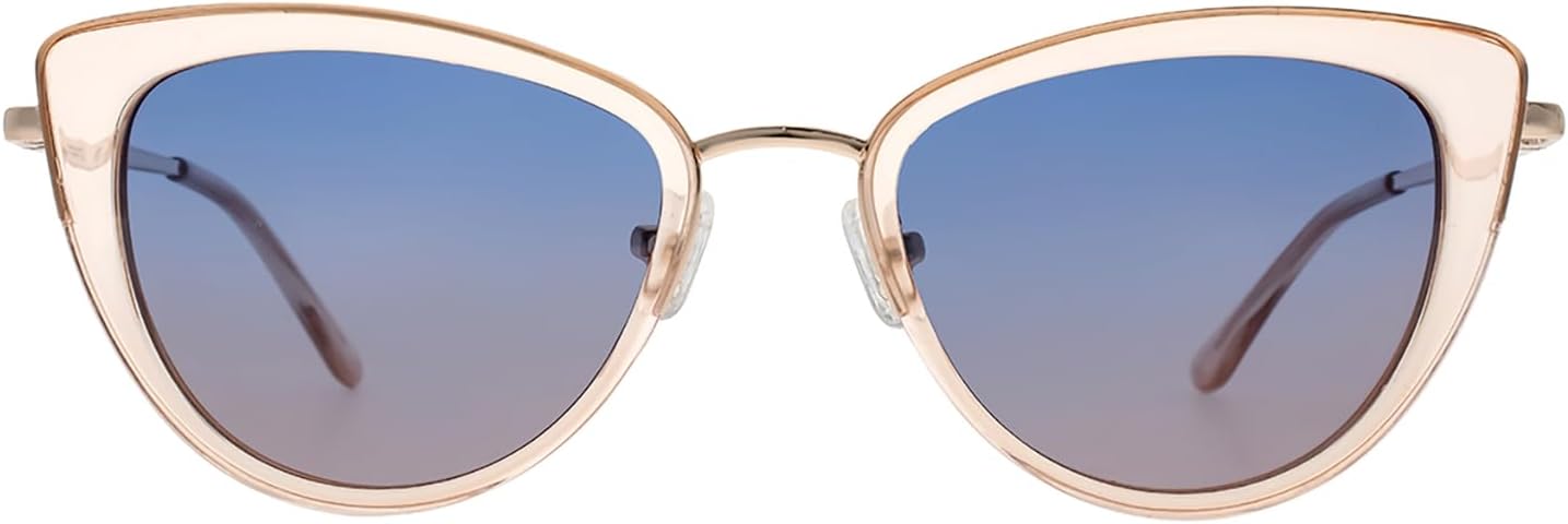 FAA'N Retro Big Frame Cat Eye Polarized Sunglasses Women with Spring Hinge