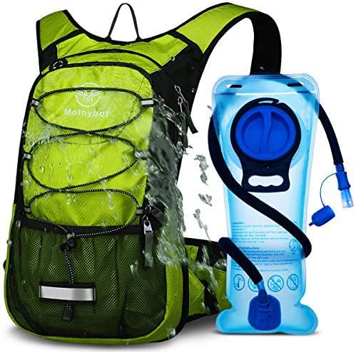Hydration Pack, Insulated Hydration Backpack with 2L BPA Free Water Bladder and Storage, Hiking Backpack for Men, Women, Kids for Running, Cycling, Camping - Keep Liquid Cool up to 5 Hours
