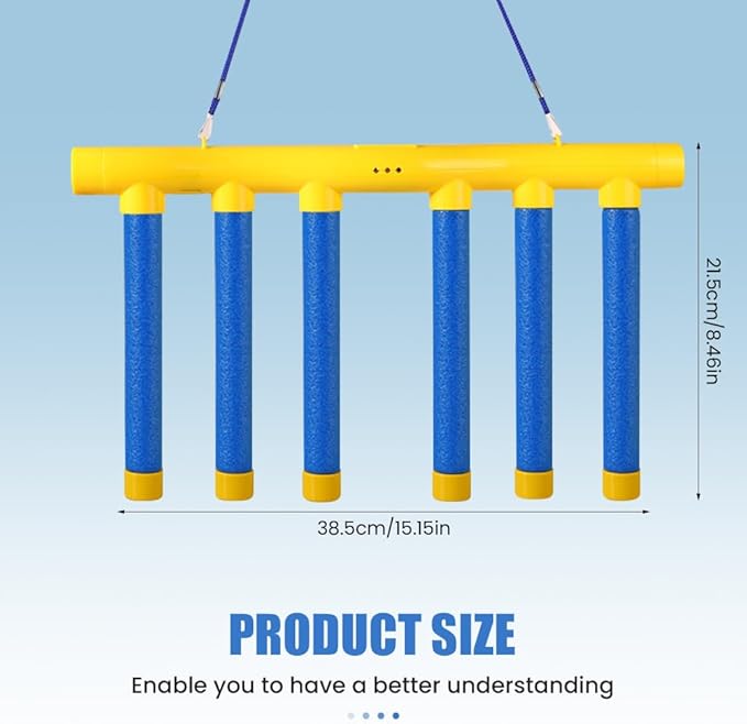 Reflective Drop Stick Challenge Game, Hand Eye Coordination Reflex Training Toy, 3 Adjustable Speed Modes, Catching Sticks Game for All Ages (Blue)