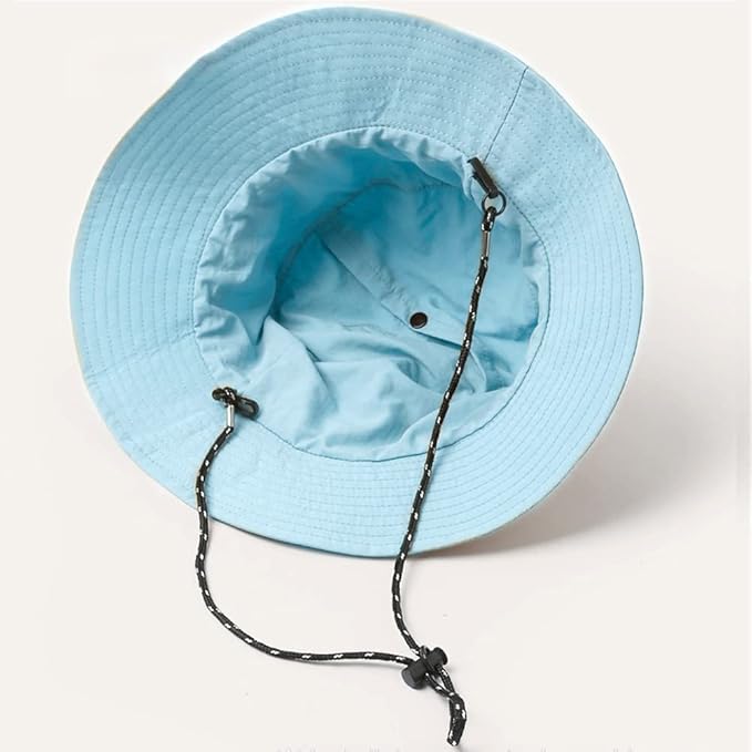 Waterproof Bucket Hat for Women and Men - UV Protection Beach Sun Hat Fishing Safari Boonie Hat Rain Hat Adjustable Packable