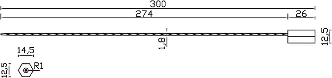1000 Red Steel Cable Seals Metal Security Seals Tamper Resistant Seals Numbered Security Tags Safety Shipping Tags - Ties Self-Locking Padlocks for Containers Truck Trailer Tractor Cargo ISO 17712
