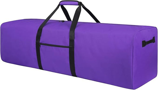 Urbanstand 48 Inch Travel Duffle Bag Extra Large Sport Equipment Duffel Bags with 2-way Lockable Zippers, Purple