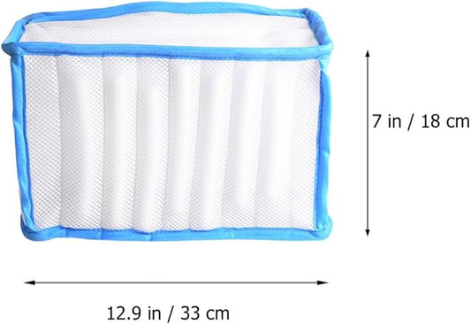Mesh Shoes Wash Bag Thickened Sandwich Mesh Laundry Bag for Washing Machine with Anti-Deformation Design