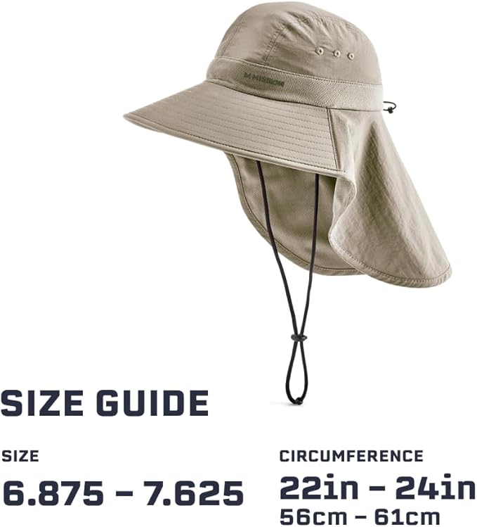 Cooling Sun Defender Sun Hat, UPF 50 UV Protection for Men Women, Wide Brim Outdoor Hat for Hiking, Fishing, Beach, Gardening