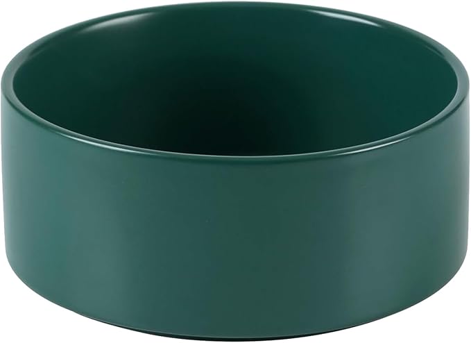 YINGFAN Dog Bowls Heavy Duty Ceramic Dog Bowls Non-Slip Ceramic Basic Bowl for Dogs (28 oz)