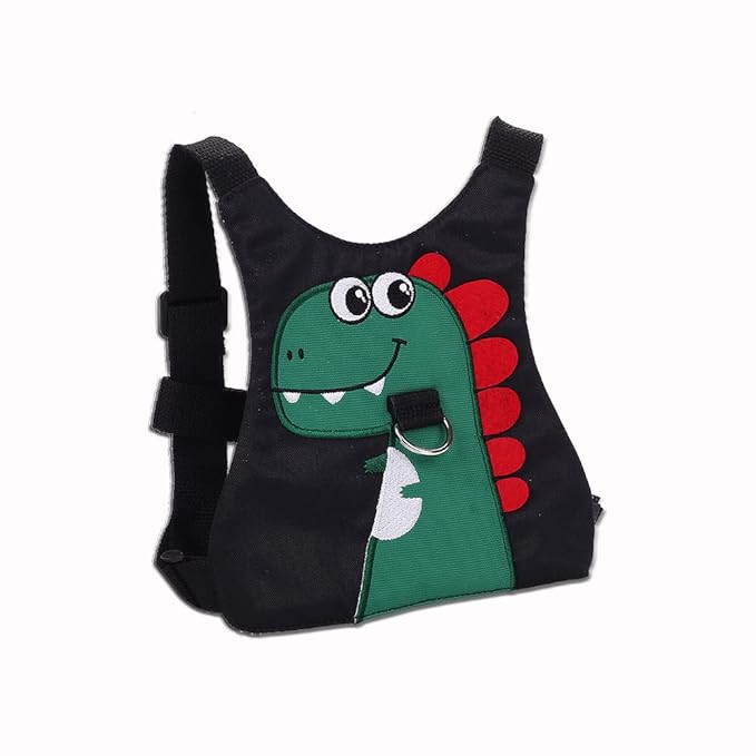 Toddler Leash-Baby Walking Safty Harness and Child Anti Lost Wrist Link for Girls/Boys Travel (Black)