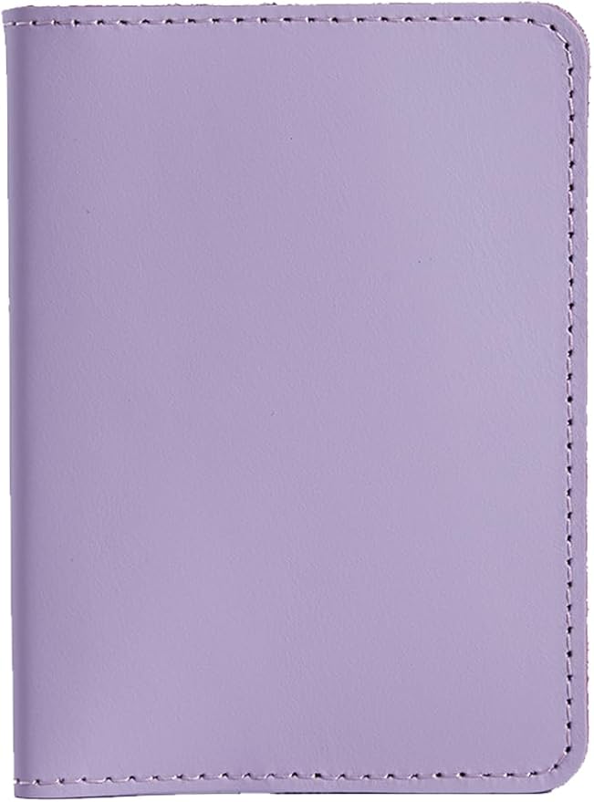 INCARNE US Passport Cover Clear - Travel Passport Wallet - Leather Passport Holder for Women Men Family with Card Slots & Note Compartmen - Sleeve Protector - Genuine Leather - Classic Fuchsia