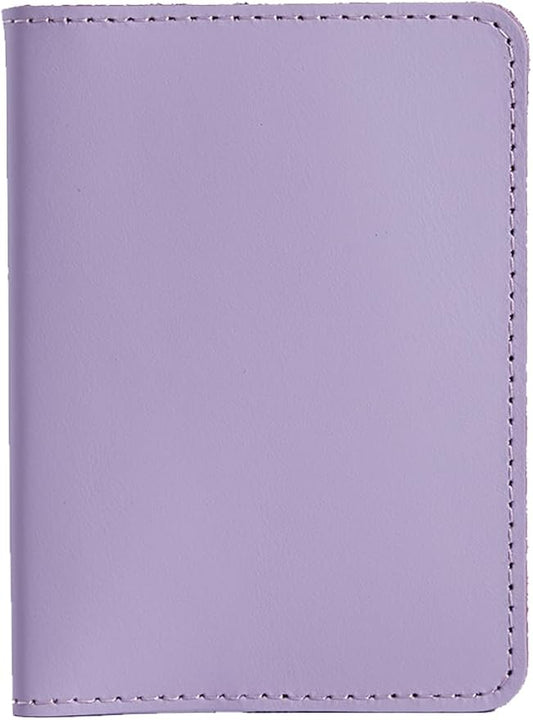 INCARNE US Passport Cover Clear - Travel Passport Wallet - Leather Passport Holder for Women Men Family with Card Slots & Note Compartmen - Sleeve Protector - Genuine Leather - Classic Fuchsia