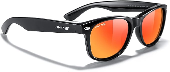MERRY'S Polarized Unisex Shades Sunglasses for Men and Women Vintage Polarized Sun Glasses Mirror Lens