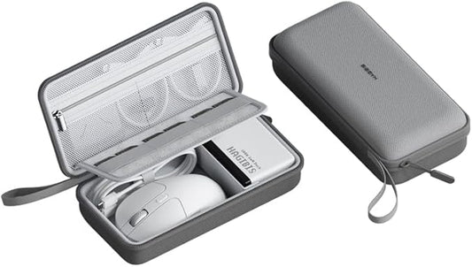 Hagibis Electronics Organizer Travel Case Cable Organizer Bag Pouch Portable Waterproof Carry Case for Cable, Charger,Power Bank, SD Card, Mouse, USB Flash Disk (DPB02 Grey)