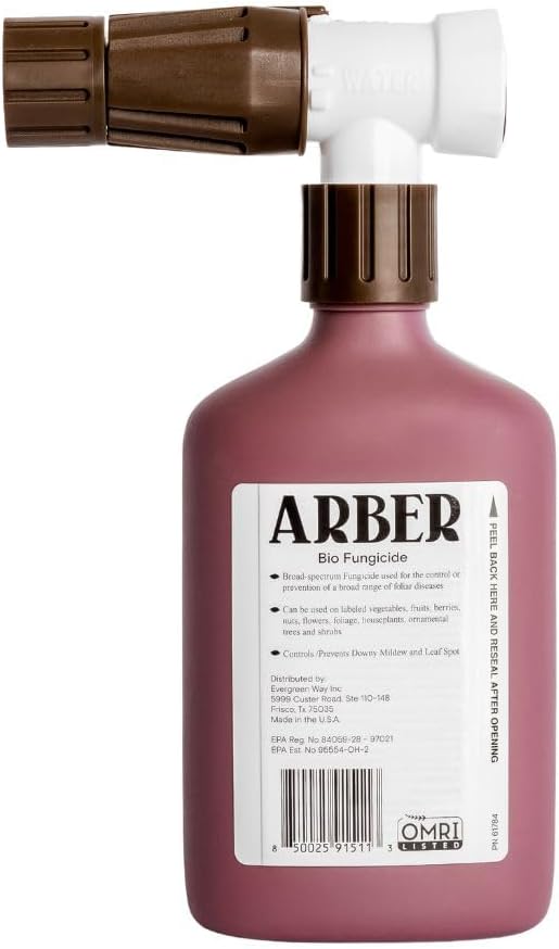 Organic Fungicide—Roses & Flowers, 16oz Ready-to-Spray | Stops Powdery Mildew, Black Spot, Rust, Blight | Bacillus amyloliquefaciens F727 | Pet-Safe, Pollinator-Friendly Garden Disease Control