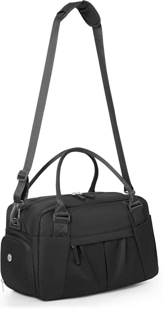 Small Gym Bag for Women, Travel Duffle Bag with Shoe Compartment, Carry on Weekender Bags Waterproof Overnight Bags