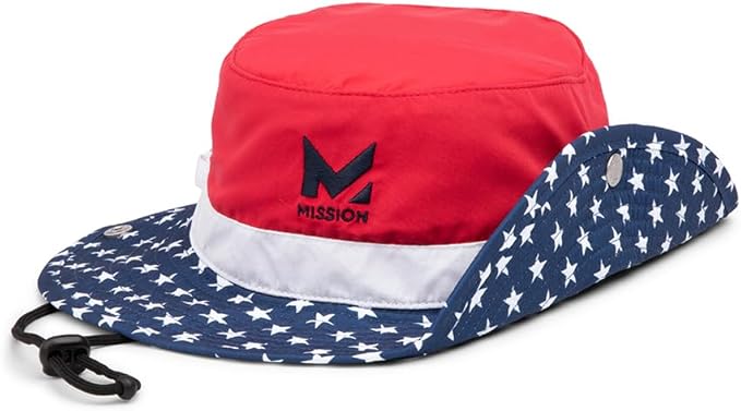 MISSION Cooling Bucket Hat - Unisex Wide-Brim Hat for Men & Women - Lightweight, Foldable & Durable - Cools Up to 2 Hours