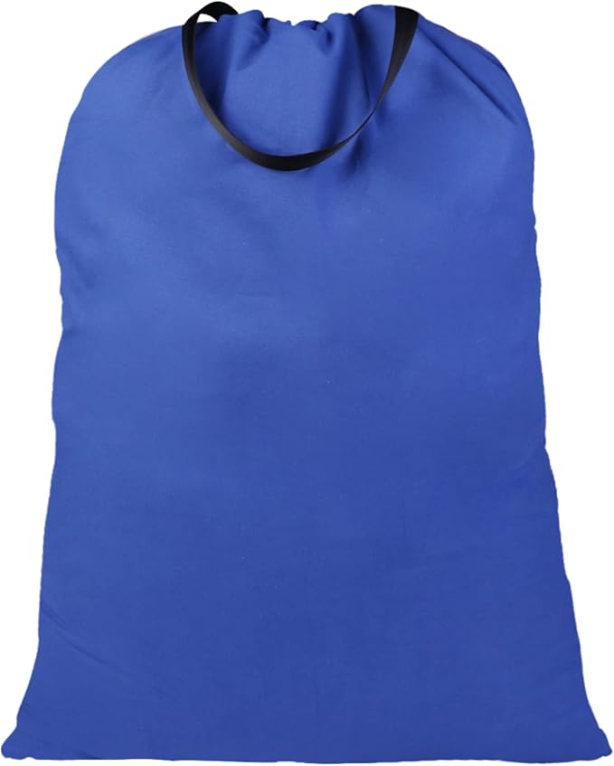 LOLOMLO Extra Large Canvas Laundry Bags with Handles & Drawstring Closure, Heavy Duty Tears Resistant Clothes Storage Travel Bags, Machine Washable Multi Use Laundry Bag liner for Laundry Hamper -