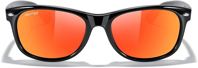 MERRY'S Polarized Unisex Shades Sunglasses for Men and Women Vintage Polarized Sun Glasses Mirror Lens