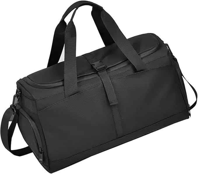 40L Gym Bag for women man, Duffle Bag for Travel, Personal Item Bag, Carry on Bag with Wet Pocket & Shoes Compartment, Water Resistant Weekender Bags