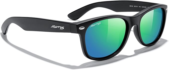 MERRY'S Polarized Unisex Shades Sunglasses for Men and Women Vintage Polarized Sun Glasses Mirror Lens