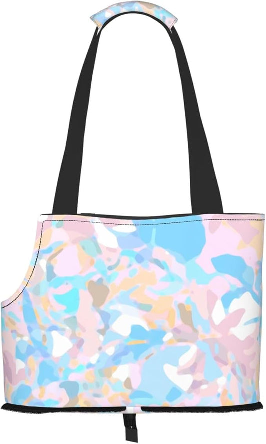 OEDTF Dog Purse Carrier with Safety Buckle, Dog Sling for Puppy and Cats Breathable Waterproof Wear-Resistant Foldable