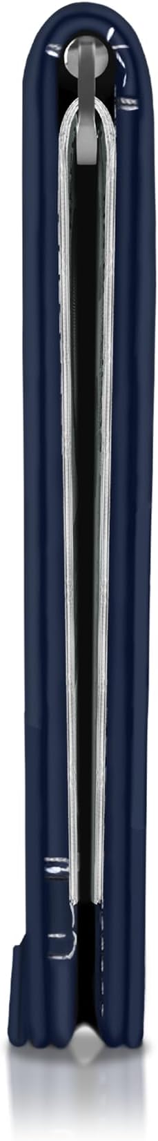 Kings Loot Money Clip Slim Minimalist Wallet for Men – RFID Blocking Leather Design with Money Clip – Front Pocket Bifold Holds 12 Cards – Stylish & Compact Wallets (Camo Blue)