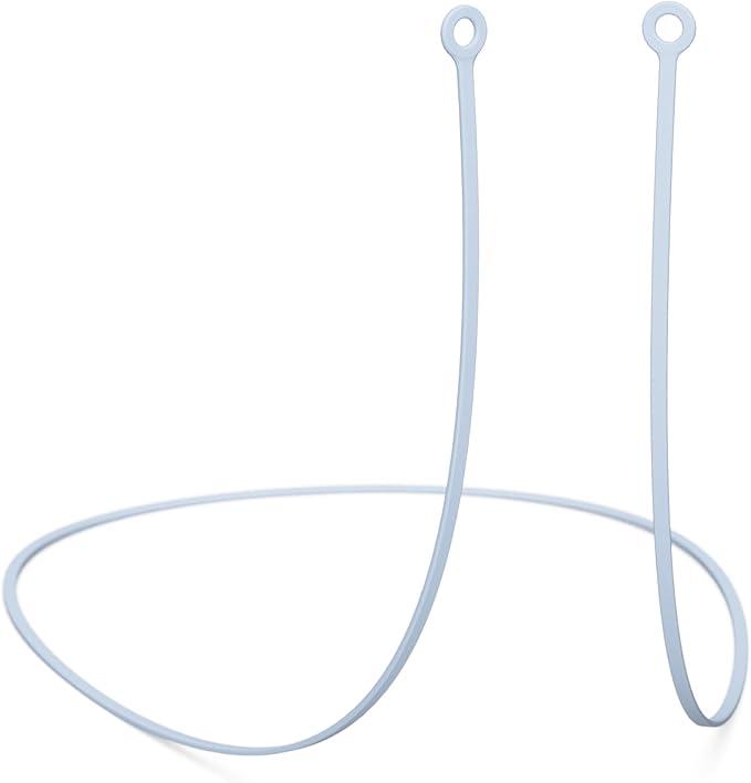 CURVD Earplug Lanyard, Soft Durable Flexible Premium Silicone Cord | Works with Most Earplugs w/Removable Tips Compatible with CURVD Everyday, Loop Quiet/Engage/Experience, Vibes and More - 26 Inches