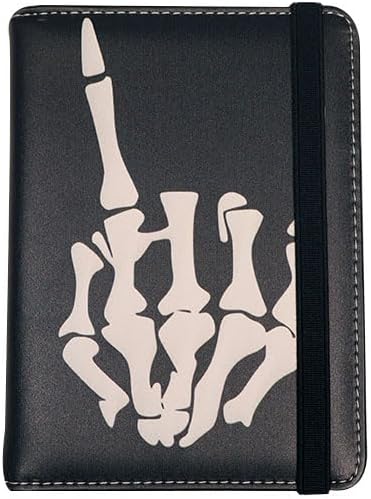 Passport Holder for Travel Essentials, Skull Hand Passport Cover Personalized Leather Wallet, Skeleton Passport Wallet For Men Women Birthday Gift