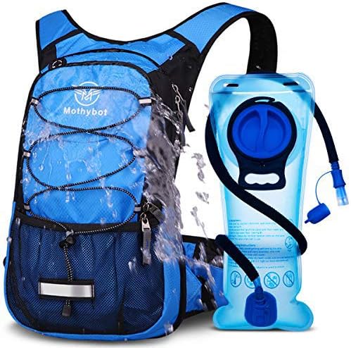 Hydration Pack, Insulated Hydration Backpack with 2L BPA Free Water Bladder and Storage, Hiking Backpack for Men, Women, Kids for Running, Cycling, Camping - Keep Liquid Cool up to 5 Hours