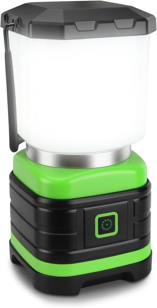 EXTRASTAR Camping Lantern, Lanterns for Power Outages, 2 Flash Modes, 260 Lumen max, Battery Powered Camping Gear for Camping, Hiking, Fishing, Hurricane, Storm, Outage, 1 Pack