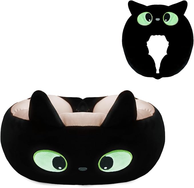 Travel Pillow for Kids & Adults Car Neck Pillow Memory Cotton U-Shaped Neck Pillow Soft Head Support Travel Accessories for Airplane Car Train Bus